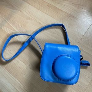 Blue Cross Body Camera Bag for Instax Camera